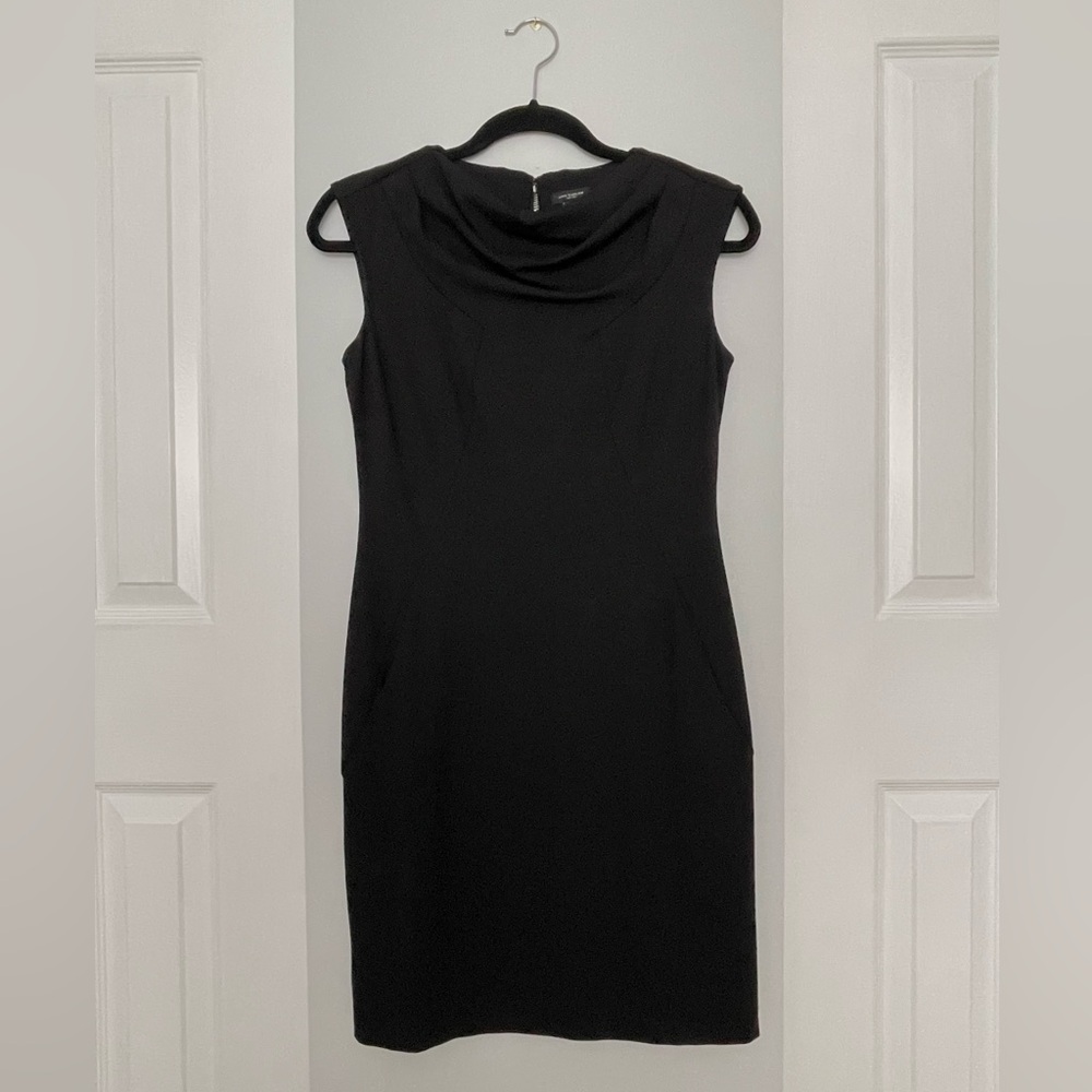 Ann Taylor Classic Black Sheath Dress